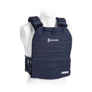 Capital Sports Battlevest 2.0, záťažová vesta, 2 x 2 závažia 5, 75 (2, 6) & 8, 75 lbs (4, 0 kg), modrá vyobraziť