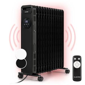 Klarstein Thermaxx Heatstream, olejový radiátor, 2500 W, 5-35 °C, 24-hod. časovač, čierny vyobraziť