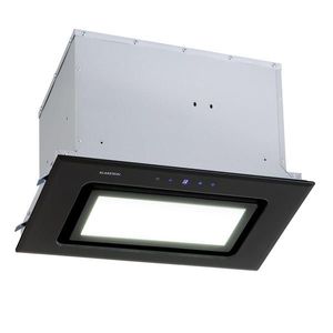 Klarstein Hektor Brilliant Edition, digestor, 52 cm, vstavaný, 506 m³/h, dotykové ovládanie, sklo, čierny vyobraziť