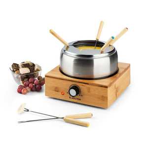Klarstein Bambus, fondue, 800 W, hrniec z ušľachtilej ocele vyobraziť