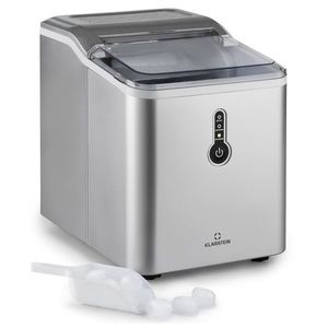 Klarstein Chillout, výrobník ľadu, oblé kúsky ľadu, 12 kg/24 h, nádrž 1, 5 l, strieborný vyobraziť