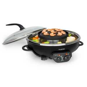 Klarstein Szechuan 2 v 1, hot pot a grilovacia platňa, objem 5 l, 1350/ 600 W, čierny vyobraziť