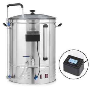 Klarstein Brauheld Pro, sladový kotol, 70 l, 3300 W, 30 – 100 °C, obehové čerpadlo, nehrdzavejúca oceľ vyobraziť