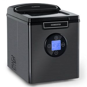 Klarstein Icemeister 2G, výrobník ľadu, 12 kg/24 h, LCD displej, nehrdzavejúca oceľ vyobraziť