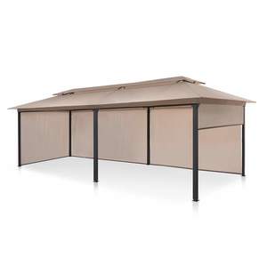 Blumfeldt Grandezza Cortina, pergola, 3 x 6 m, 4 bočné steny vyobraziť