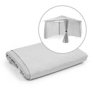 Blumfeldt Pantheon Solid Sky, bočné steny pre altánok, 4 steny, 3 x 4 m, 140 g/m² vyobraziť