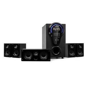 Auna Areal 525 DG, 5.1 systém domáceho kina, 125 W RMS, optický vstup, BT, USB, SD, AUX, diaľkový ovládač vyobraziť