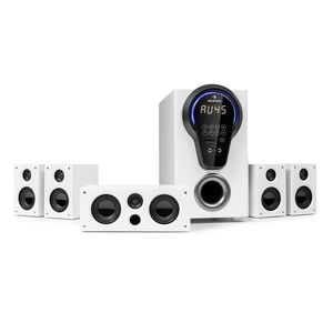 Auna Areal 525 DG, 5.1 systém domáceho kina, 125 W RMS, optický vstup, BT, USB, SD, AUX, diaľkový ovládač vyobraziť