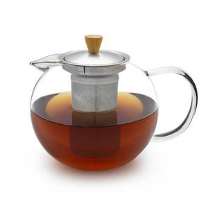 Klarstein Sencha, kanvica na čaj, 1, 3 l, sitko z nehrdzavejúcej ocele, borosilikátové sklo, vrchnák vyobraziť