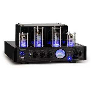 Auna Amp VT elektrónkový zosilňovač, HiFi zosilňovač, 2x35W RMS, BT, Opt./Coax./AUX-In vyobraziť