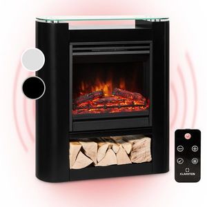 Klarstein Studio 5 Arc, elektrický krb, 1800 W, LED plamene, ventilátor, diaľkové ovládanie vyobraziť