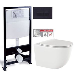 PRIM predstenový inštalačný systém s čiernym tlačidlom 20/0044+ WC INVENA TINOS + SEDADLO PRIM_20/0026 44 NO1 vyobraziť
