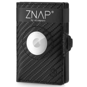 Slimpuro ZNAP Airtag Wallet, 8 kariet, priehradka na mince, 8, 9 x 1, 5 x 6, 3 cm (Š x V x H), ochrana RFID vyobraziť