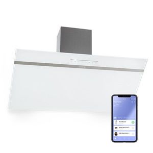 Klarstein Ava 90 Smart, digestor, 90 cm, nástenný, WiFi, A++, 515 m³/h, dotykový displej vyobraziť