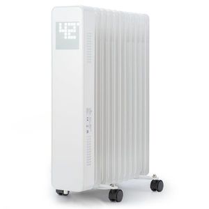 Sanford Smart, olejový radiátor, 2500 W, týždenný časovač, LED displej, dotykový panel, Klarstein aplikácia vyobraziť