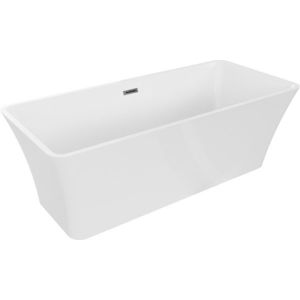 MEXEN/S - Tonia voľne stojaca vaňa 170 x 75, biela, sifón a prepad grafit metal 52171707500-95 vyobraziť