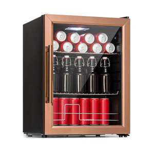 Klarstein Beersafe XL, chladnička, 60 l, 2 police, dvojitá izolácia panoramatických dvierok, nehrdzavejúca oceľ vyobraziť