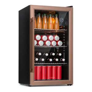 Klarstein Beersafe XXL, chladnička, 80 l, 3 police, energet. trieda E, panoramatické sklenené dvierka vyobraziť