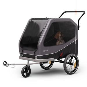 KLARFIT Goldie Buggy, príves na bicykel, 324 l, max. 40 kg, skladací, odolný voči poveternostným vplyvom vyobraziť