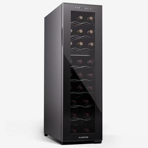Klarstein Shiraz 24 Duo, chladnička na víno, 2 zóny, 75 l/24 fliaš, 5-18 °C, dotykové ovládanie vyobraziť
