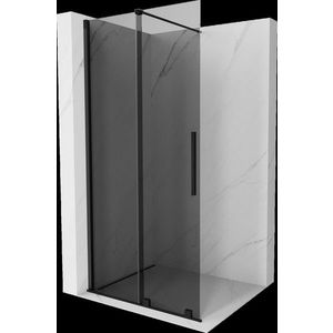 MEXEN/S - Velar Sprchová zástena posuvná Walk-in 120 x 200, grafit 8 mm, čierna 871-120-000-43-70 vyobraziť