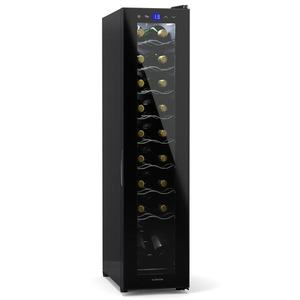Klarstein Shiraz 18 Slim Uno, chladnička na víno, 18 fliaš, 5 - 18 °C, dotykové ovládanie vyobraziť