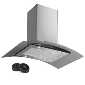Klarstein Colette, digestor, 90 cm, 600 m³/h, energetická trieda A, ušľachtilá oceľ, strieborný vyobraziť