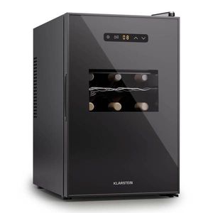 Klarstein Silent Vino 15 Uno, chladnička na víno, 39 l / 15 fliaš, 5-18 °C, dotykové vyobraziť