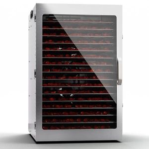 Klarstein Captain Jerky 200, sušička potravín, 2000 W, 30-90 °C, 24-hod. časovač, nehrdzavejúca oceľ vyobraziť