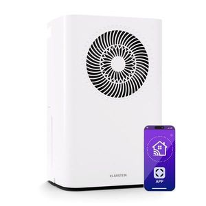 Klarstein CircleDry Smart 12 L odvlhčovač, 12 L/deň, 260 W, 25-30m², WiFi, časovač, filter vyobraziť