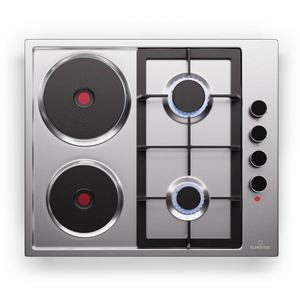 Klarstein MultiChef 4 Hot Plate, elektrická a plynová varná doska, 4 varné zóny, 2 horáky, 2 elektrické platne vyobraziť