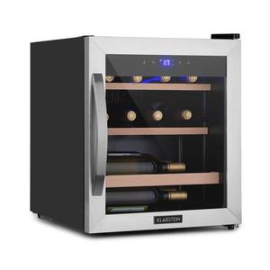 Klarstein Vinetage 12 Uno, vinotéka, 46 l, 12 fliaš, 4-18°C, 40 dB, sklo vyobraziť