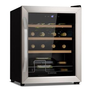 Klarstein Vinamour 16 Uno, vinotéka, 42 l, 16 fliaš, 5-18°C, 41 dB, sklo vyobraziť