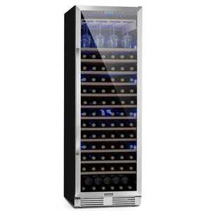 Klarstein Vinovilla Grande 165 Built-in Uno, chladnička na víno, 425 l, 165 fl. Sklenené dvere vyobraziť