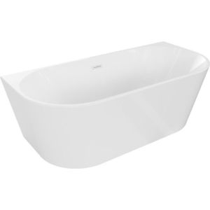 MEXEN/S - Oval vaňa voľne stojaca nástenná 150 x 75, biela, sifón a prepad biela 52671507500-20 vyobraziť