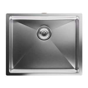 Klarstein TitanSteel Kuchynský drez 45 x 55 cm (DxŠ) s povrchom odolný voči hrdzi, poškriabaniu a teplu vyobraziť
