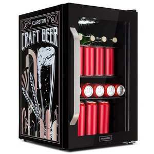 Klarstein Beersafe 70 Craft Beer Edition, chladnička, 70 litrov, sklenené dvere, nehrdzavejúca oceľ vyobraziť