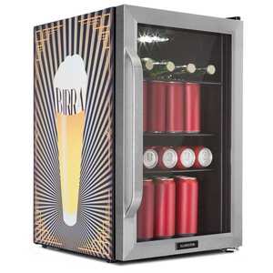 Klarstein Beersafe 70 Birra Edition, chladnička, 70 litrov, 3 police, sklenené dvere, nehrdzavejúca oceľ vyobraziť