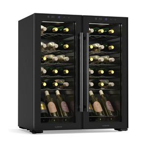 Klarstein Shiraz chladnička na víno, 2 chladiace zóny, LED osvetlenie, dotykové ovládanie, voľne stojaca vyobraziť