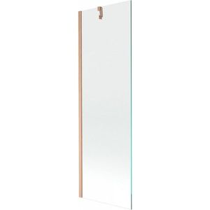 MEXEN/S - Next vaňová zástena FIX 60 x 150, transparent, meď kartáčovaná 895-060-000-00-00-65 vyobraziť