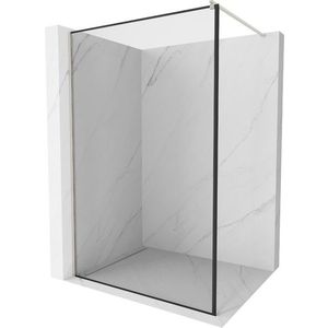 MEXEN/S - Kioto Sprchová zástena WALK-IN 110 x 200, čierny vzor 8 mm, nikel kefovaná 800-110-101-97-70 vyobraziť