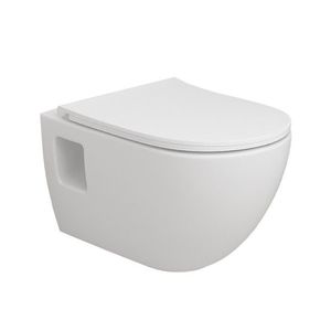 HOPA - Závesné WC TIBERA RIMLESS, so sedadlom Soft-close, priznaná montáž OLKZT1055 vyobraziť