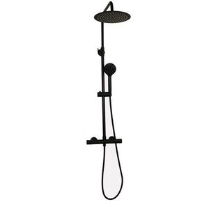 HOPA - Termostatický nástenný set NAUPLIOS 250 BLACK BAPG2111A2B vyobraziť