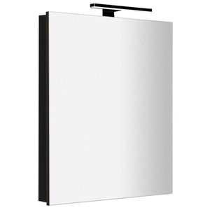 SAPHO - GRETA galérka s LED osvetlením, 60x70x14cm, čierna mat GR065-0035 vyobraziť