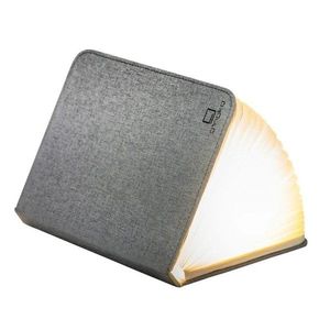 Sivá svetelná dekorácia na USB Booklight – Gingko vyobraziť
