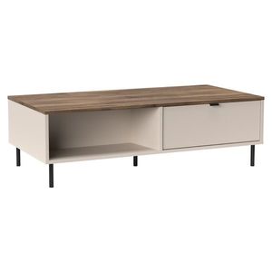 KONDELA Eyco 2S/110 konferenčný stolík kašmír / dub castello vyobraziť