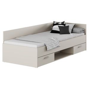 KONDELA Boat 90 posteľový rám s úložným priestorom kašmír vyobraziť