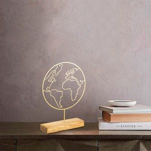 Dekoratívny predmet World - Gold vyobraziť