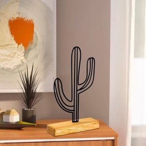 Dekoratívny predmet Cactus - Black vyobraziť