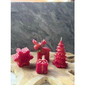 Candle Set (4 Pieces) Christmas Candle Set14 vyobraziť